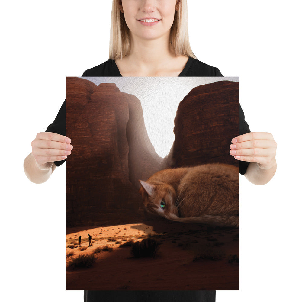 Canyon Cat - Poster