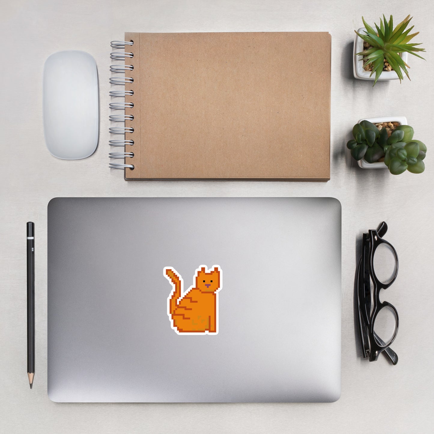 Orange Kitteh - Bubble-free stickers