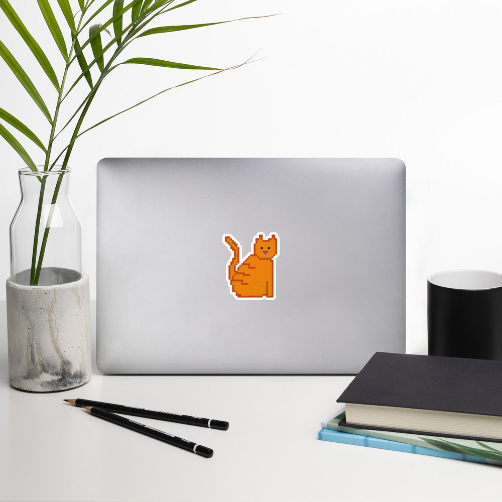 Orange Kitteh - Bubble-free stickers