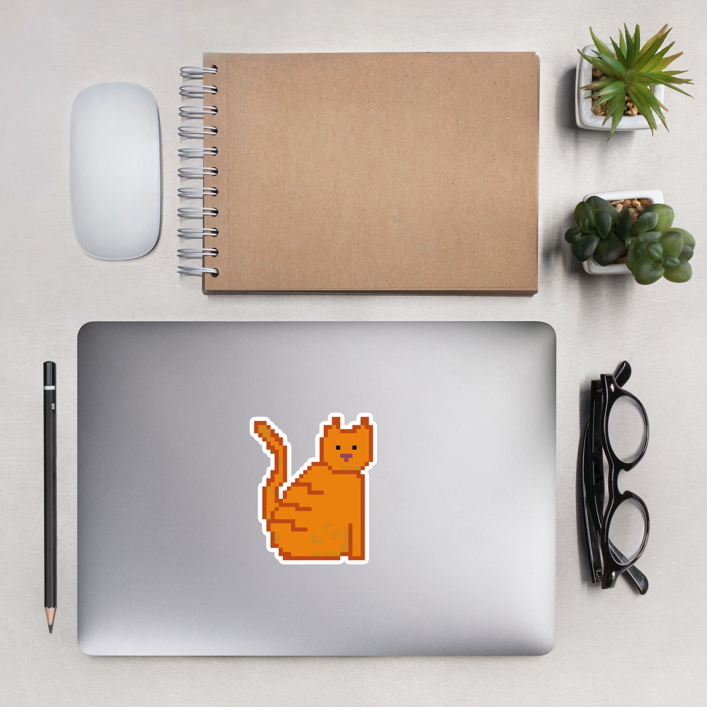 Orange Kitteh - Bubble-free stickers