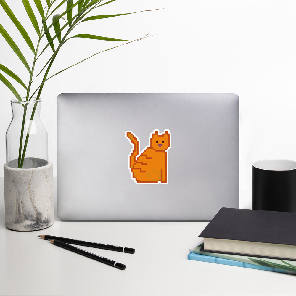 Orange Kitteh - Bubble-free stickers