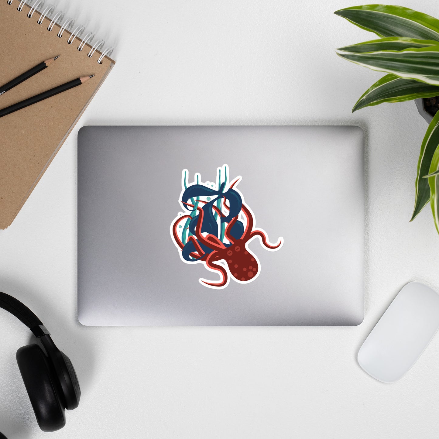 Monogram Octopus 'B' - Bubble-free stickers