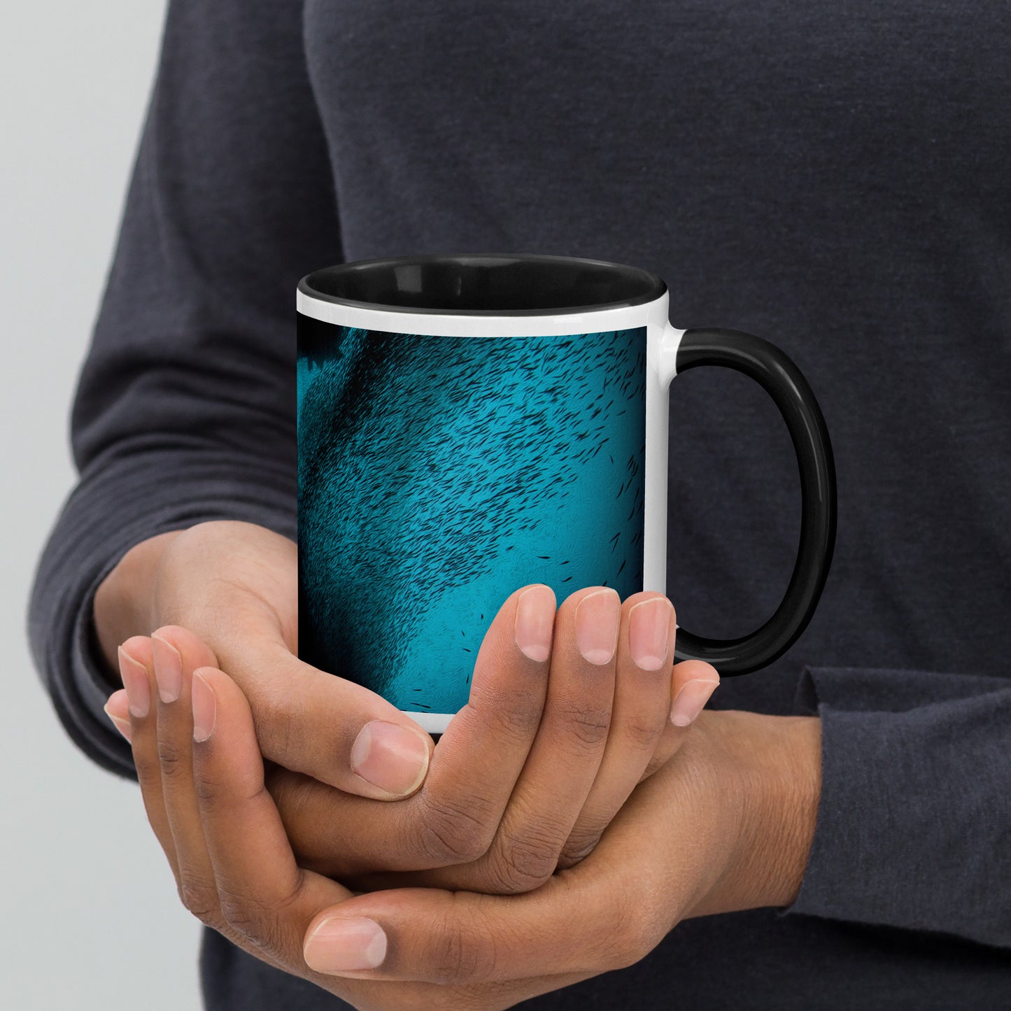 Doggo of the Deep - Mug with Color Inside